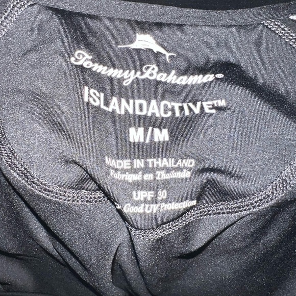 TOMMY BAHAMA Island Active Kala beach Full Zip Spell Out UPF 30 Size Medium - Picture 7 of 7